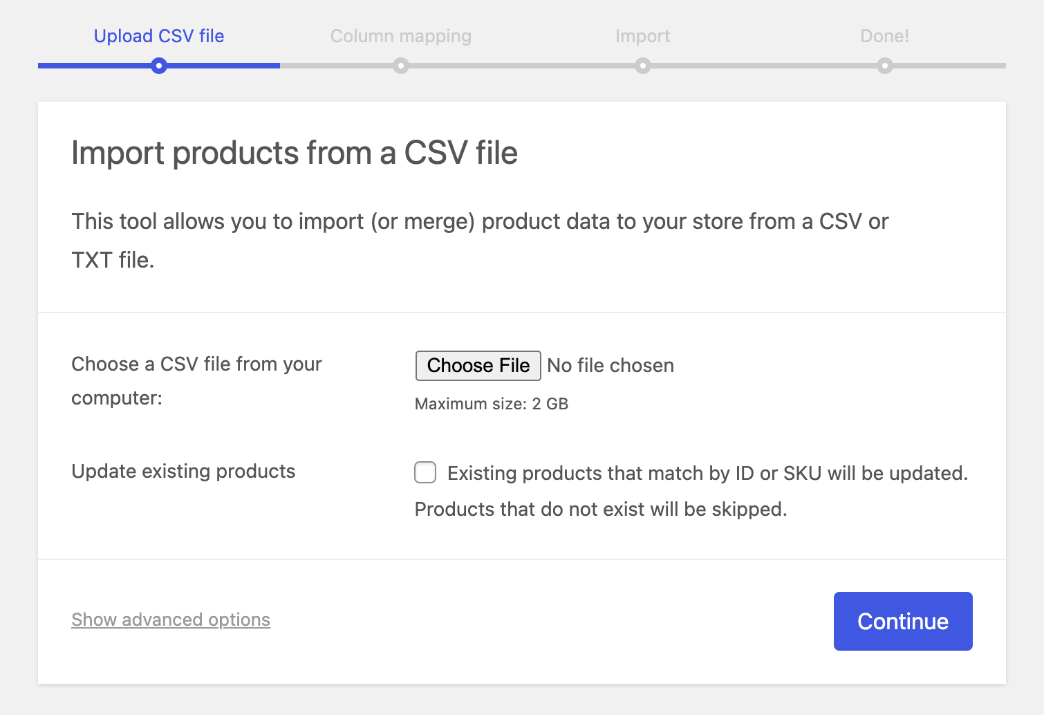 CSV-Import