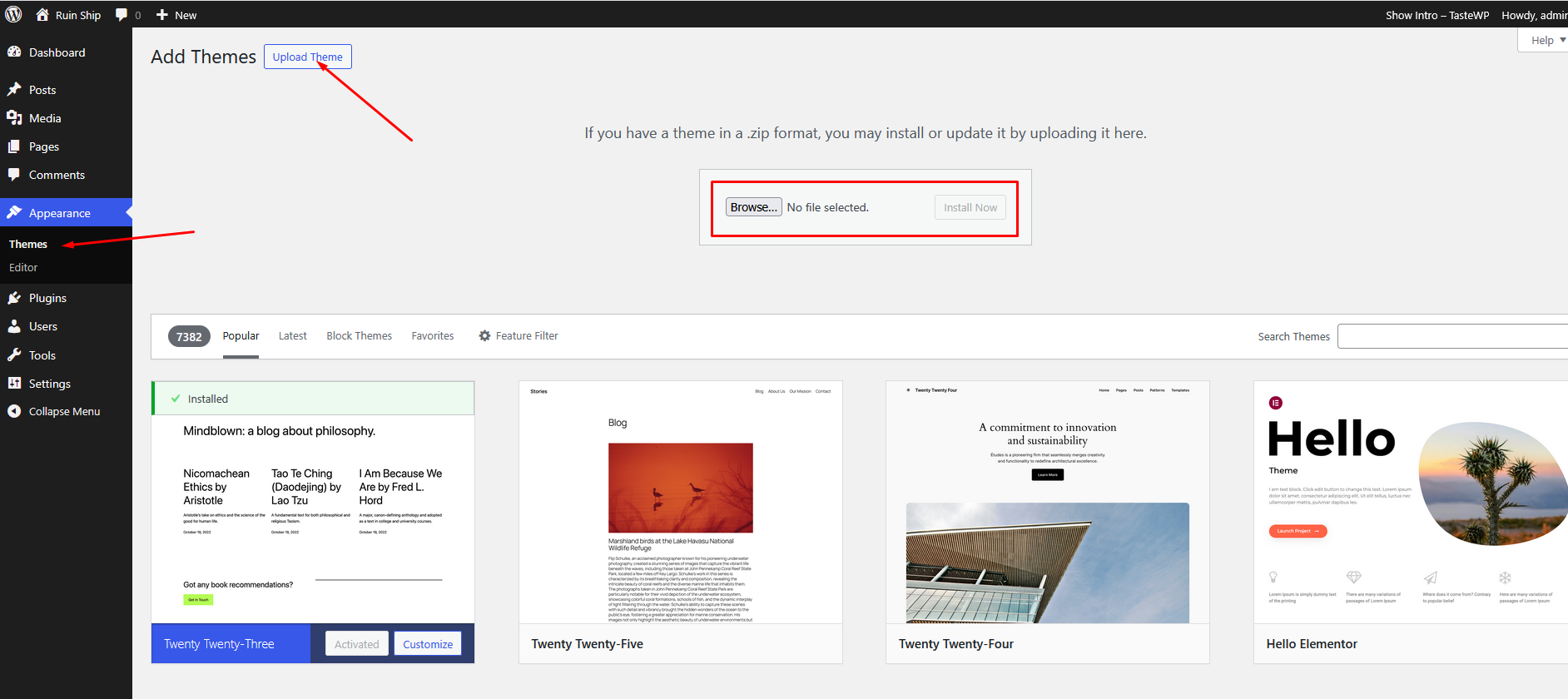 theme-upload